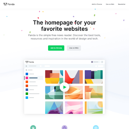 Usepanda  Landing Page Design