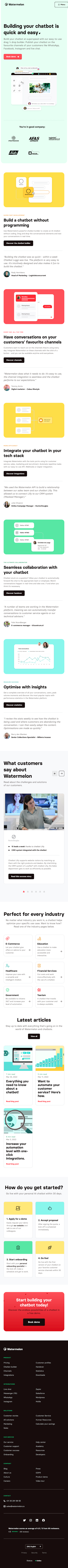 Watermelon  Landing Page Design