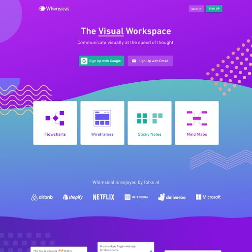 Whimsical  Landing Page Design